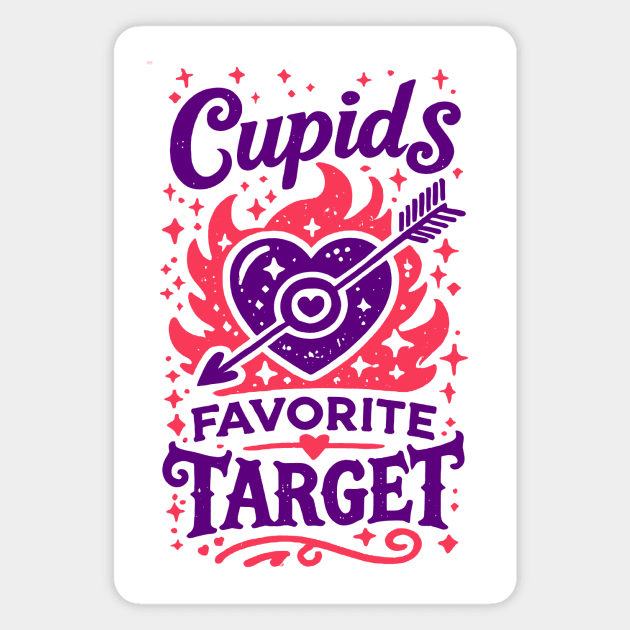 Cupids Favorite Target Magnet by CreativeSage
